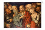 Christ and the Woman taken in Adultery by Lucas the Younger Cranach