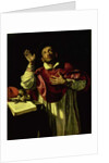 St. Carlo Borromeo, c.1610 by Orazio Borgianni