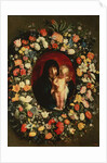 Madonna and Child wreathed with flowers, c.1618 by Jacob Jordaens