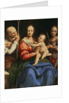 The Holy Family with St. Catherine, 1515-20 by Cesare da Sesto