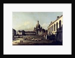 The Neuer Marktplatz in Dresden, 1747 by Bernardo Bellotto