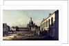 The Neuer Marktplatz in Dresden, 1747 by Bernardo Bellotto
