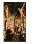 Calvary, side panels from triptych by Maerten van Heemskerck