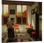 A Dutch Interior, 1665-70 by Pieter Janssens