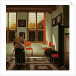 A Dutch Interior, 1665-70 by Pieter Janssens