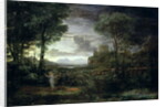Landscape with Jacob Wrestling with the Angel, or Night, 1672 by Claude Lorrain