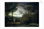 Landscape with Jacob Wrestling with the Angel, or Night, 1672 by Claude Lorrain