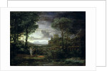 Landscape with Jacob Wrestling with the Angel, or Night, 1672 by Claude Lorrain