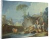 Crossing the Bridge, late 1730s by Francois Boucher