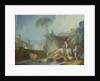 Crossing the Bridge, late 1730s by Francois Boucher
