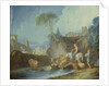 Crossing the Bridge, late 1730s by Francois Boucher