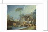 Crossing the Bridge, late 1730s by Francois Boucher