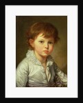 Portrait of Count Stroganov as a Child, 1778 by Jean Baptiste Greuze