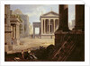Square in an Ancient City, late 1630s by Jean Lemaire
