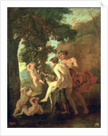 Venus, Faun and Putti, early 1630s by Nicolas Poussin