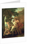 Venus, Faun and Putti, early 1630s by Nicolas Poussin