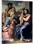 The Holy Family with St. Elizabeth and John the Baptist, 1655 by Nicolas Poussin