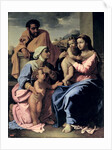 The Holy Family with St. Elizabeth and John the Baptist, 1655 by Nicolas Poussin