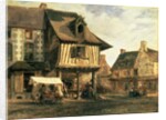 Market Place in Normandy, c.1832 by Pierre Etienne Theodore Rousseau