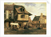 Market Place in Normandy, c.1832 by Pierre Etienne Theodore Rousseau
