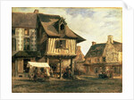 Market Place in Normandy, c.1832 by Pierre Etienne Theodore Rousseau