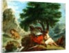 Lion Hunt in Morocco, 1854 by Ferdinand Victor Eugene Delacroix