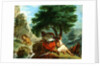 Lion Hunt in Morocco, 1854 by Ferdinand Victor Eugene Delacroix