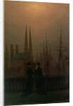 Night in a Harbour, c.1818-20 by Caspar David Friedrich