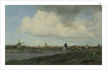 Landscape with Windmills, 1890-5 by Jacob Henricus or Hendricus Maris