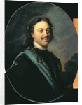 Portrait of Peter I, after 1725 by Andrei Matveyev