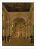 Interior of the Great Church in the Winter Palace, 1829 by Alexei Vasilievich Tyranov