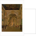 Interior of the Great Church in the Winter Palace, 1829 by Alexei Vasilievich Tyranov