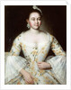 Portrait of the wife of Mikhail Yakovlev, after 1756 by Ivan Yakovlevich Vishnyakov