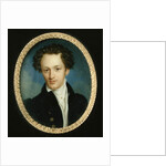 Portrait of an unknown man in a blue tail-coat, 1829 by Pietro de Rossi