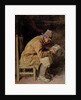 Study of a Countryman Reading by William Henry Hunt