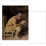 Study of a Countryman Reading by William Henry Hunt