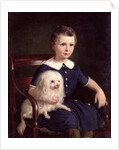 Study of a Boy with Pet Dog, 1860 by Wilhelm Marstrand
