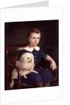 Study of a Boy with Pet Dog, 1860 by Wilhelm Marstrand