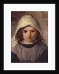 Study of a Girl in a Bonnet, 1890 by English School