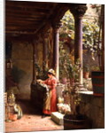 A Courtyard in Venice, 1896 by Henry Woods