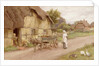 The Donkey Cart, c.1920 by Charles Edward Wilson
