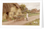 The Donkey Cart, c.1920 by Charles Edward Wilson