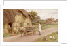 The Donkey Cart, c.1920 by Charles Edward Wilson