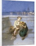 On Waterloo Bridge, London by Augustus Edward Mulready