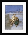 On Waterloo Bridge, London by Augustus Edward Mulready