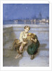 On Waterloo Bridge, London by Augustus Edward Mulready