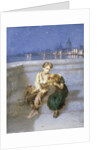 On Waterloo Bridge, London by Augustus Edward Mulready