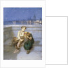 On Waterloo Bridge, London by Augustus Edward Mulready