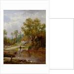 A ford on the River Arun by Sidney Clark