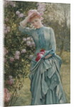 Gathering Roses, c.1880 by Edward Killingworth Johnson